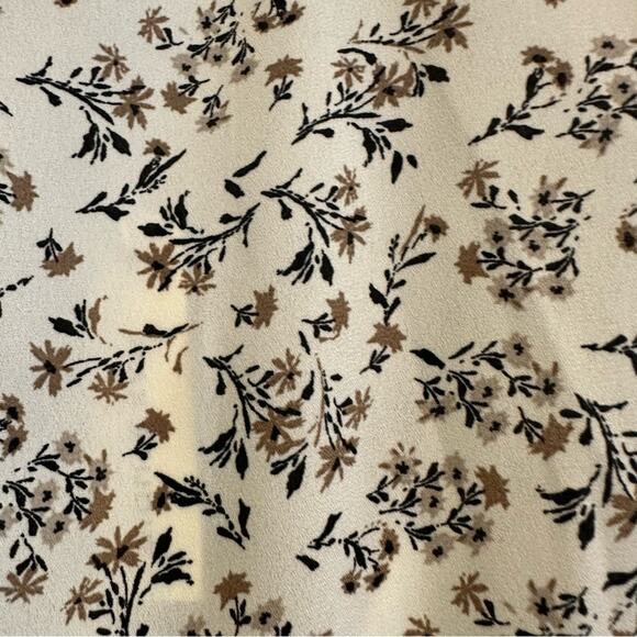 Max Studio Floral Ruffle NWT Wrap Top Sleeveless Shirt Small 2704D38 Blouse $78 - Picture 9 of 14